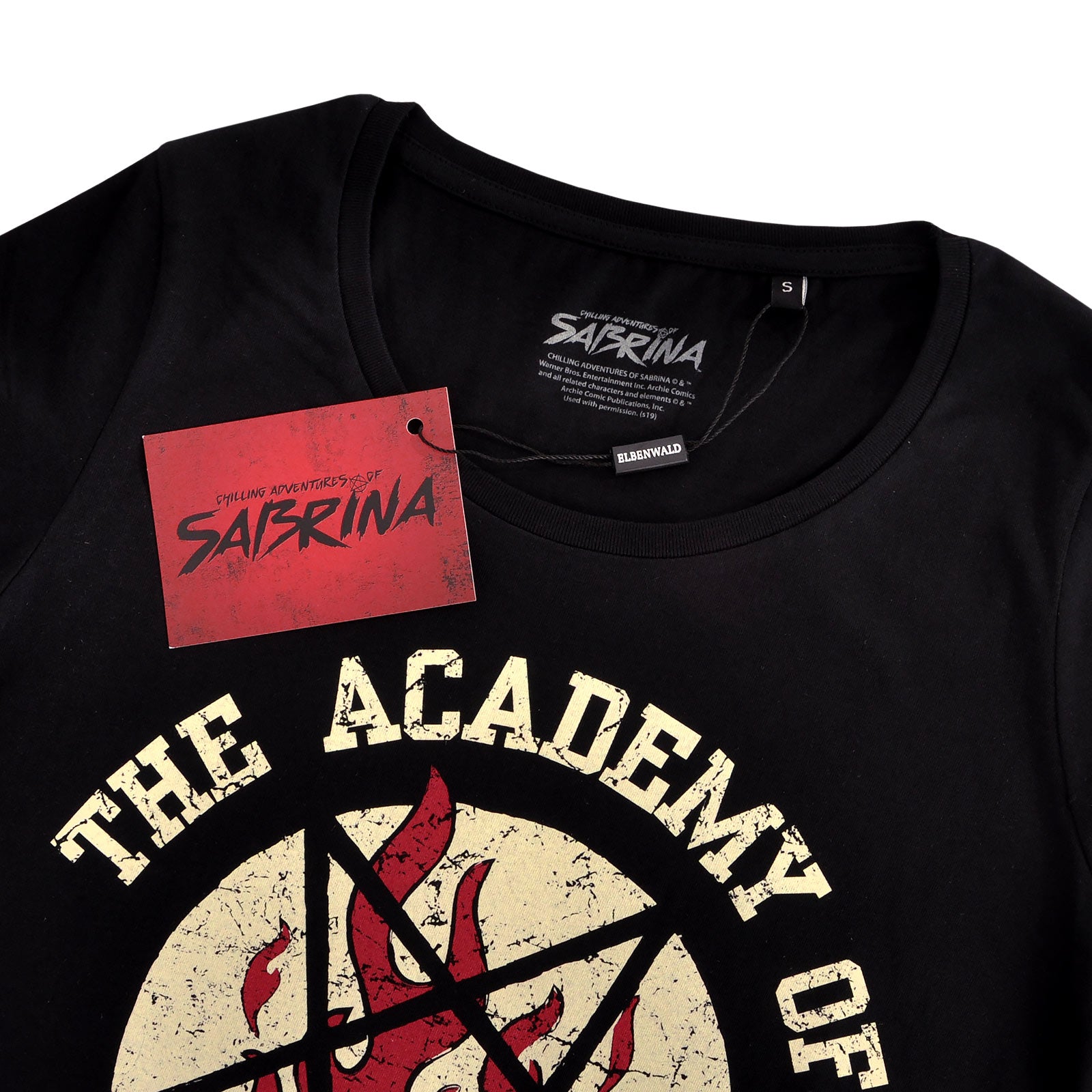 Image produit Sabrina - T-shirt femme noir de l'Académie des Arts Invisibles