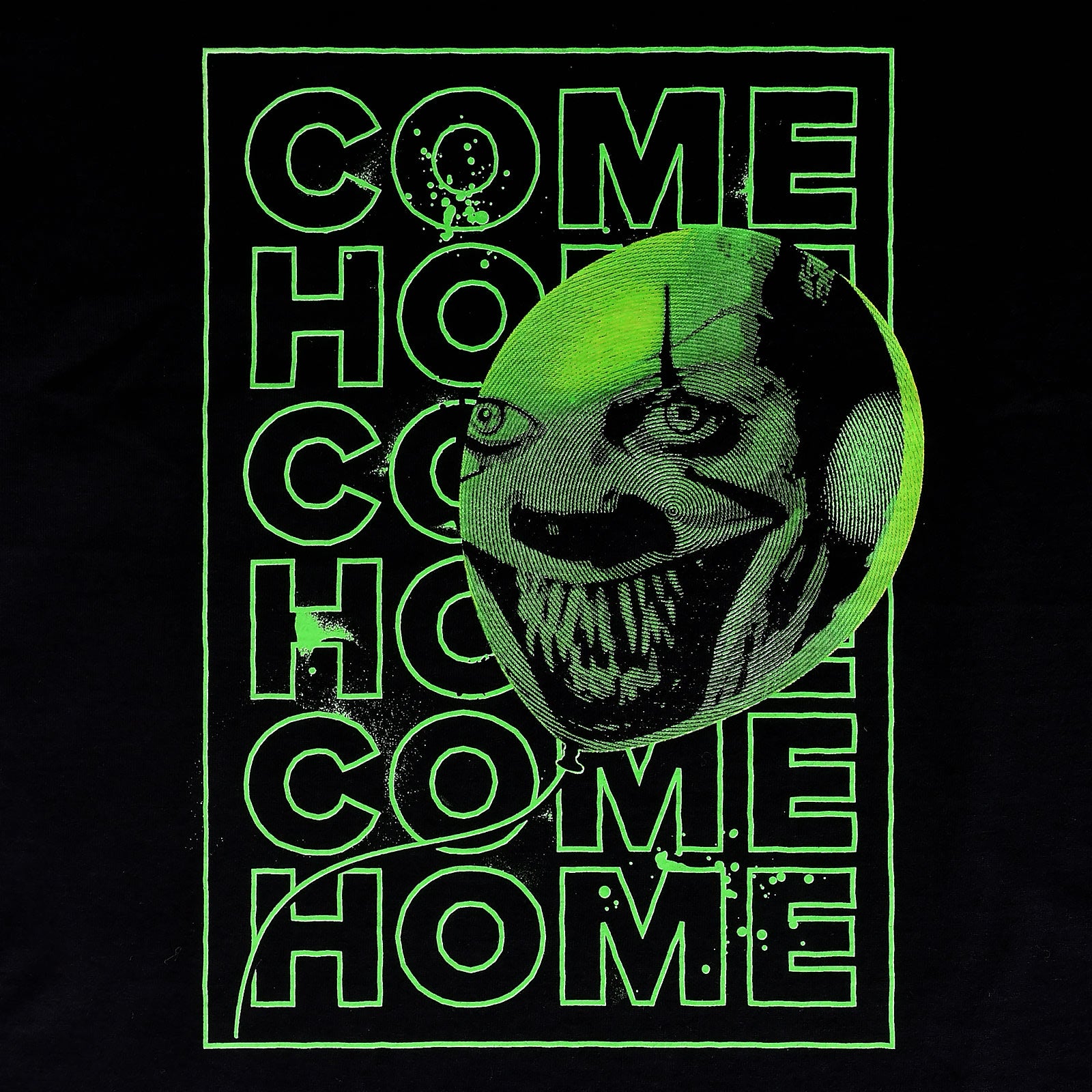 Image produit Stephen King's ÇA - T-shirt noir Come Home Glow in the Dark