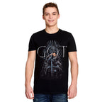 Image produit Game of Thrones - Jon Snow Pour Le Trône T-shirt noir
