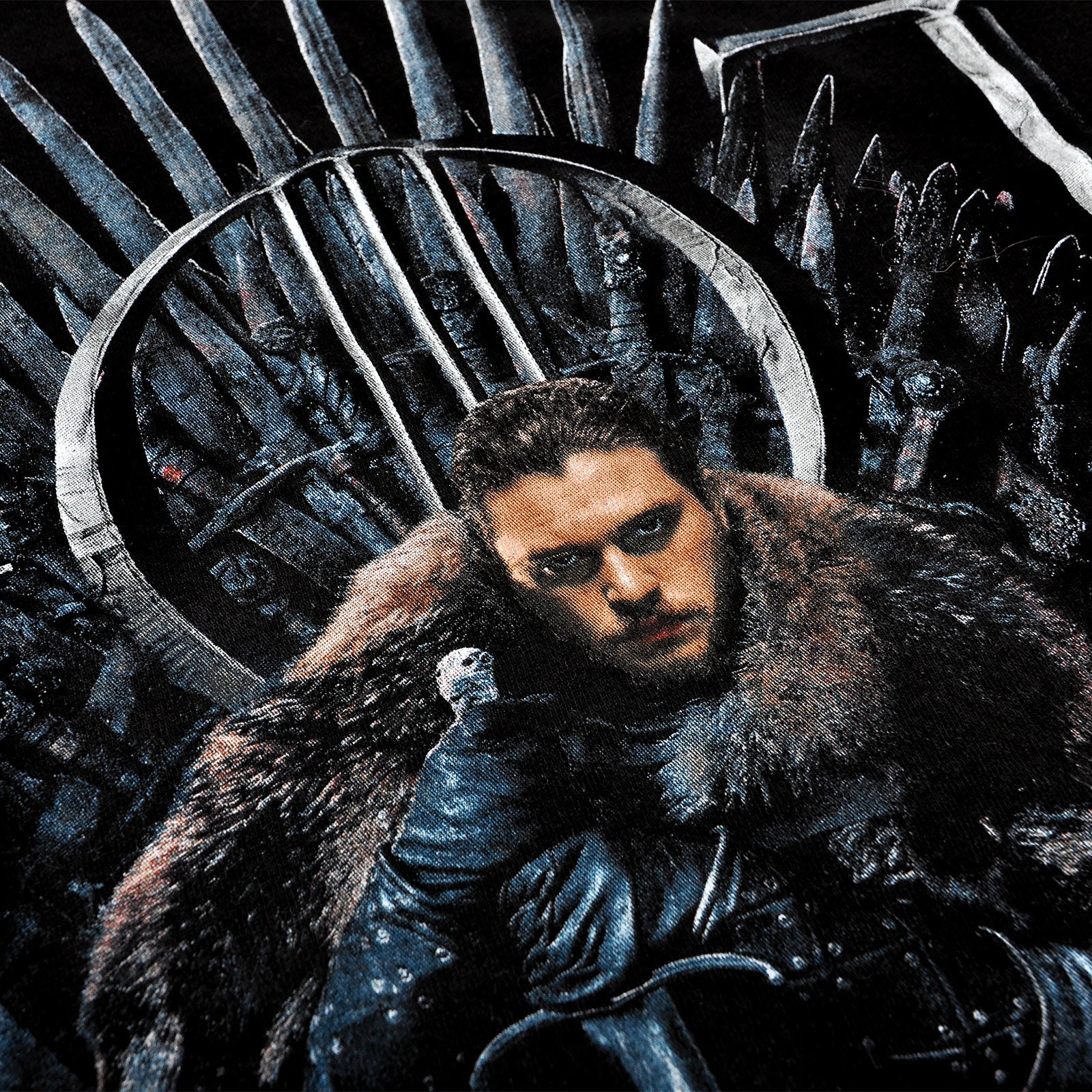 Image produit Game of Thrones - Jon Snow Pour Le Trône T-shirt noir