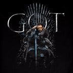 Image produit Game of Thrones - Jon Snow Pour Le Trône T-shirt noir