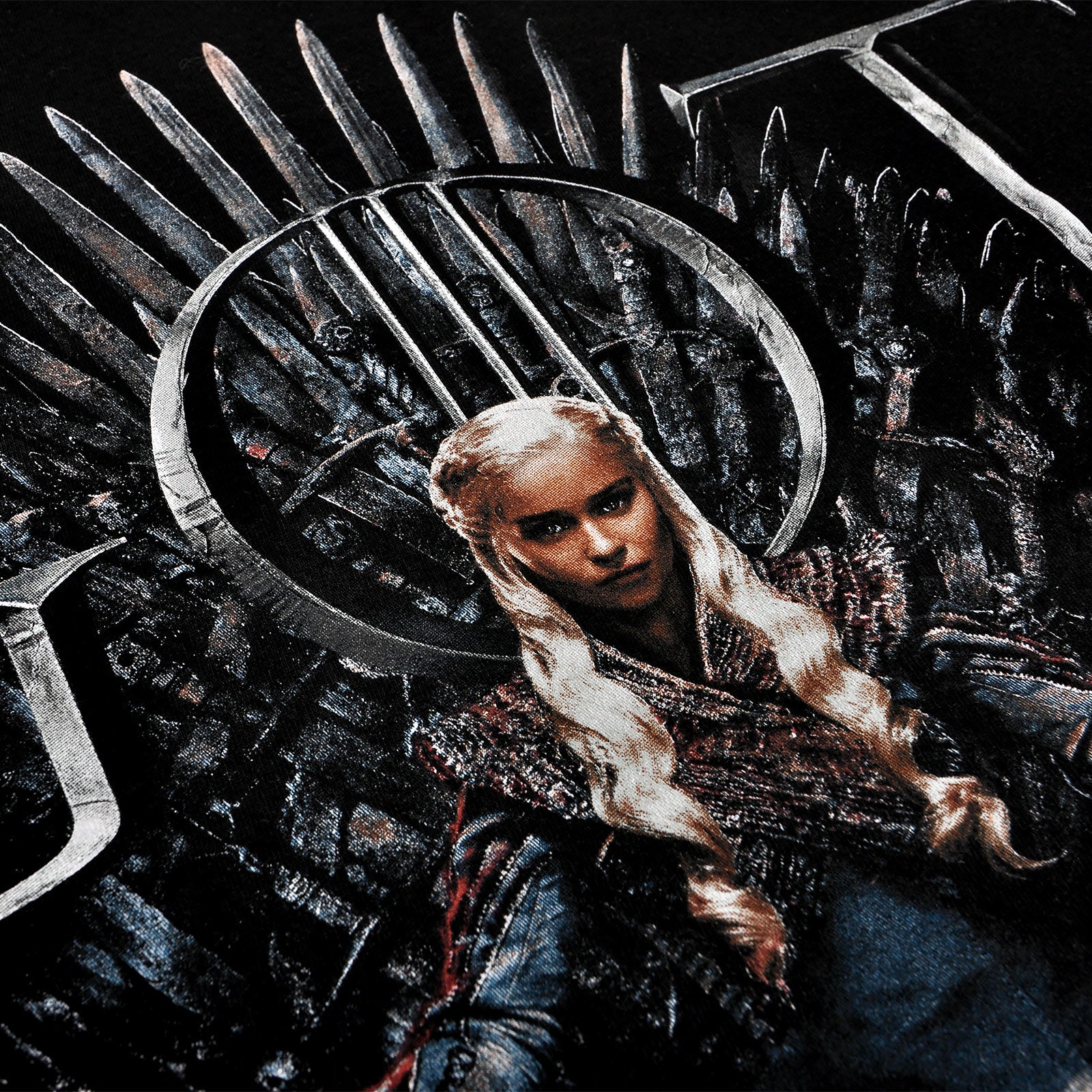 Image produit Game of Thrones - T-shirt Daenerys For The Throne noir