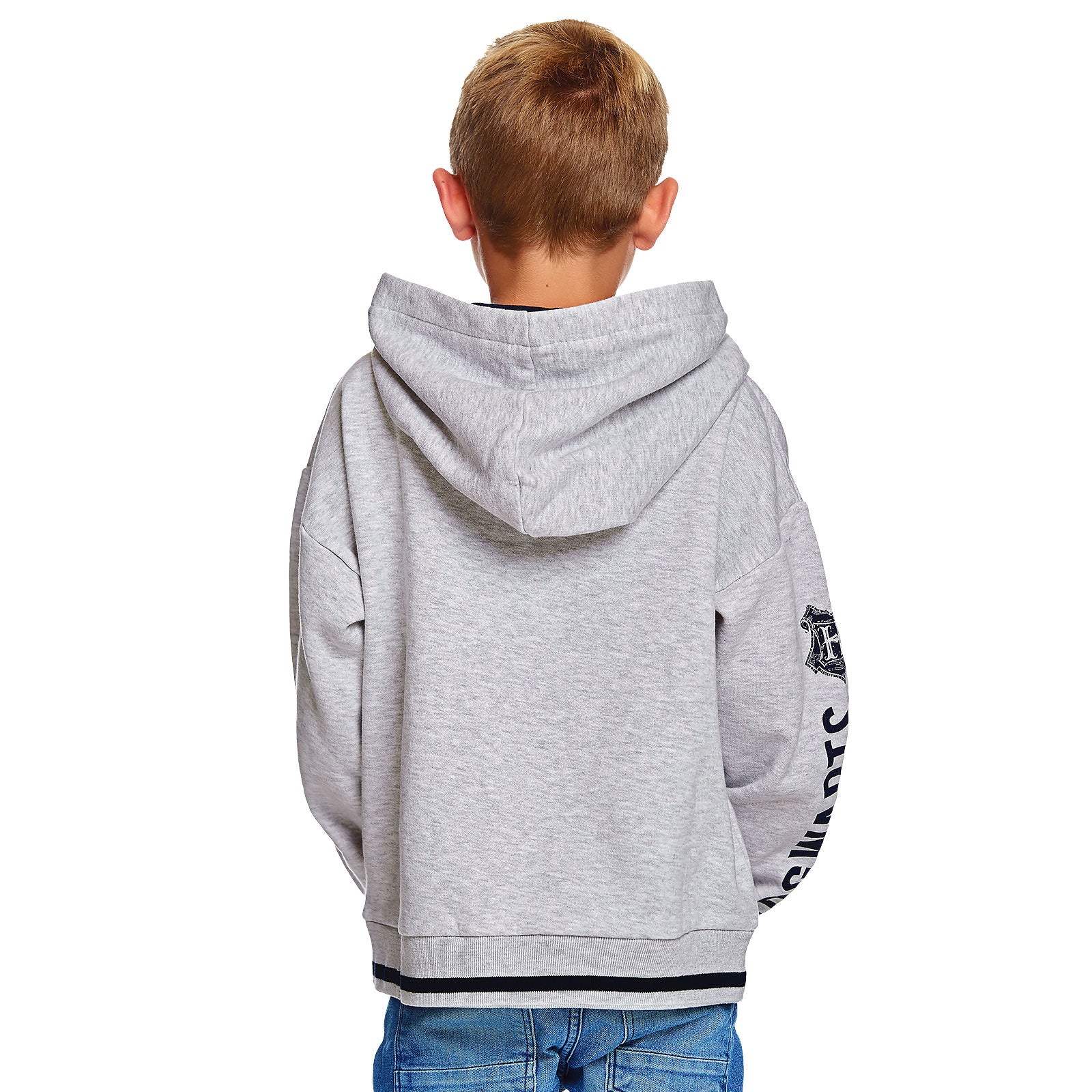 Image produit Harry Potter - Sweat à capuche enfant Poudlard gris