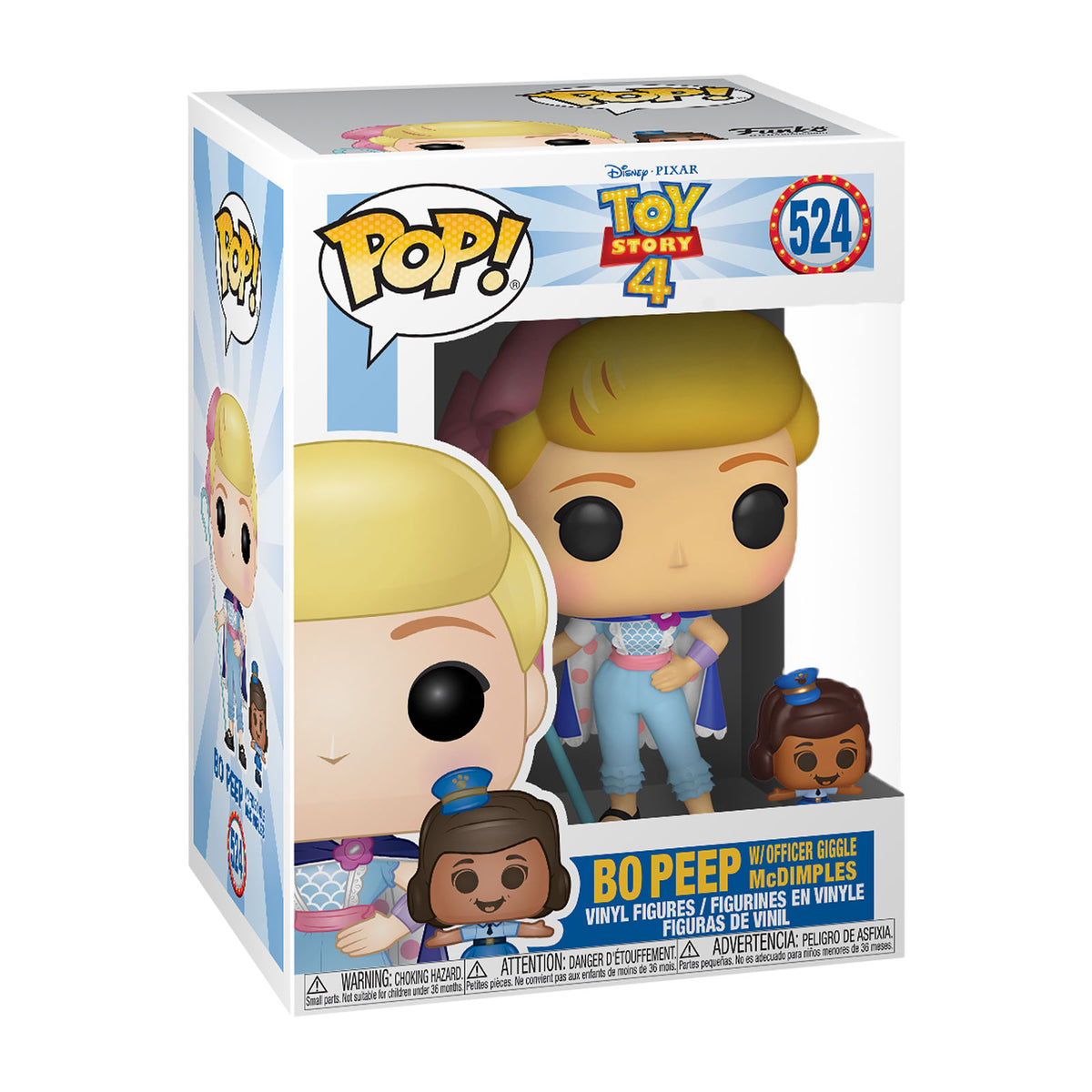 Image produit Toy Story - Bo Peep avec l'officier Giggle McDimples Figurine Funko Pop