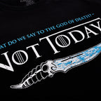Image produit T-shirt Not Today pour les fans de Game of Thrones Noir