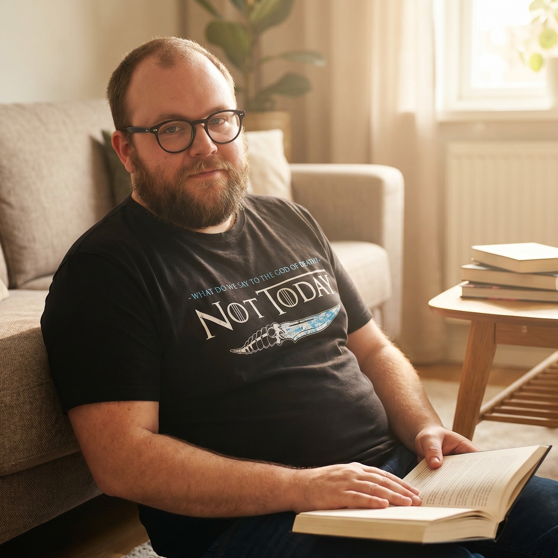 Image produit T-shirt Not Today pour les fans de Game of Thrones Noir