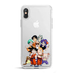 Image produit Dragon Ball - Personnages iPhone X / XS Coque en silicone transparent