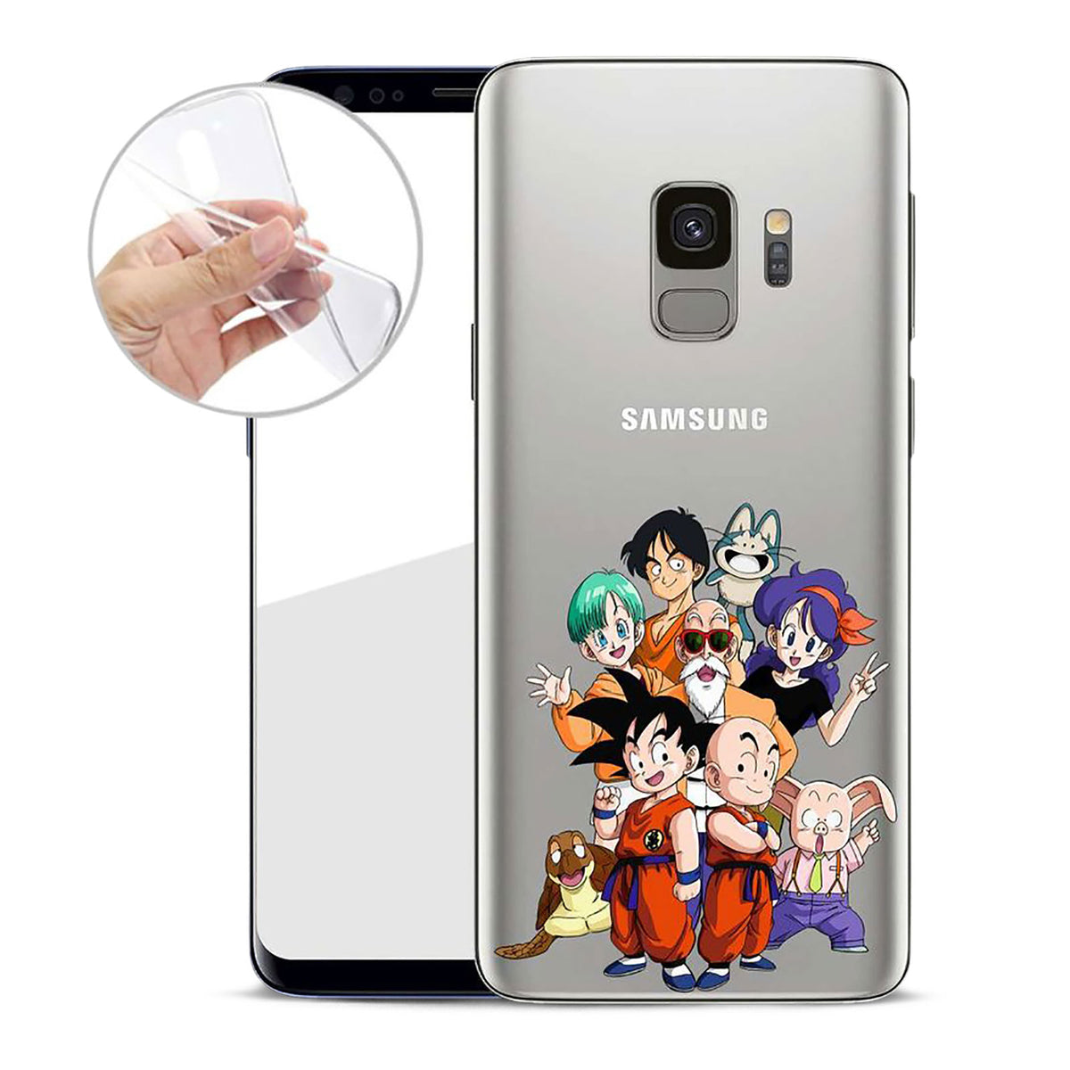 Image produit Dragon Ball - Personnages Samsung Galaxy S9 Coque Silicone Transparente