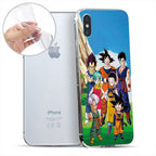 Image produit Dragon Ball Z - Famille & Amis iPhone X / XS Coque en Silicone