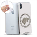 Product image Game of Thrones - Stark Crest iPhone X / XS Silicone Case White