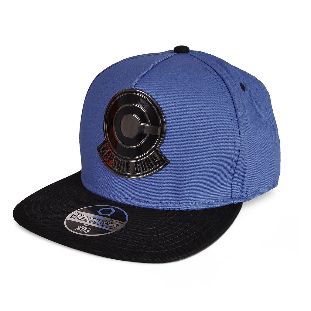 Image produit Dragon Ball Z - Casquette Snapback avec Logo en Métal de la Capsule Corporation