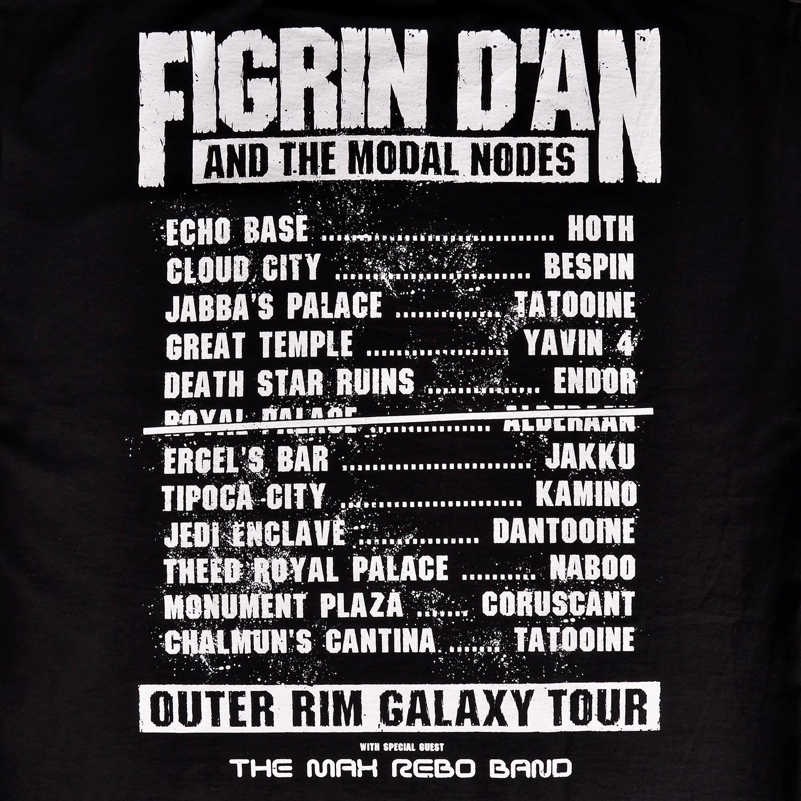 Image produit T-shirt Cantina Band Outer Rim Galaxy Tour - Star Wars