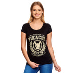 Image produit Pokemon - Pikachu Compagnon Loyal T-shirt Femme Noir