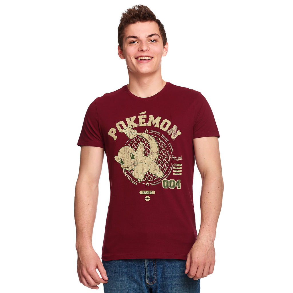 Image produit Pokemon - T-shirt Charmander rouge