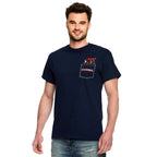 Image produit Deadpool - T-shirt de poche bleu