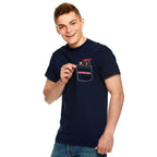 Image produit Deadpool - T-shirt de poche bleu