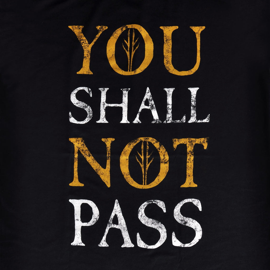 Image produit Le Seigneur des Anneaux - T-shirt You Shall Not Pass noir