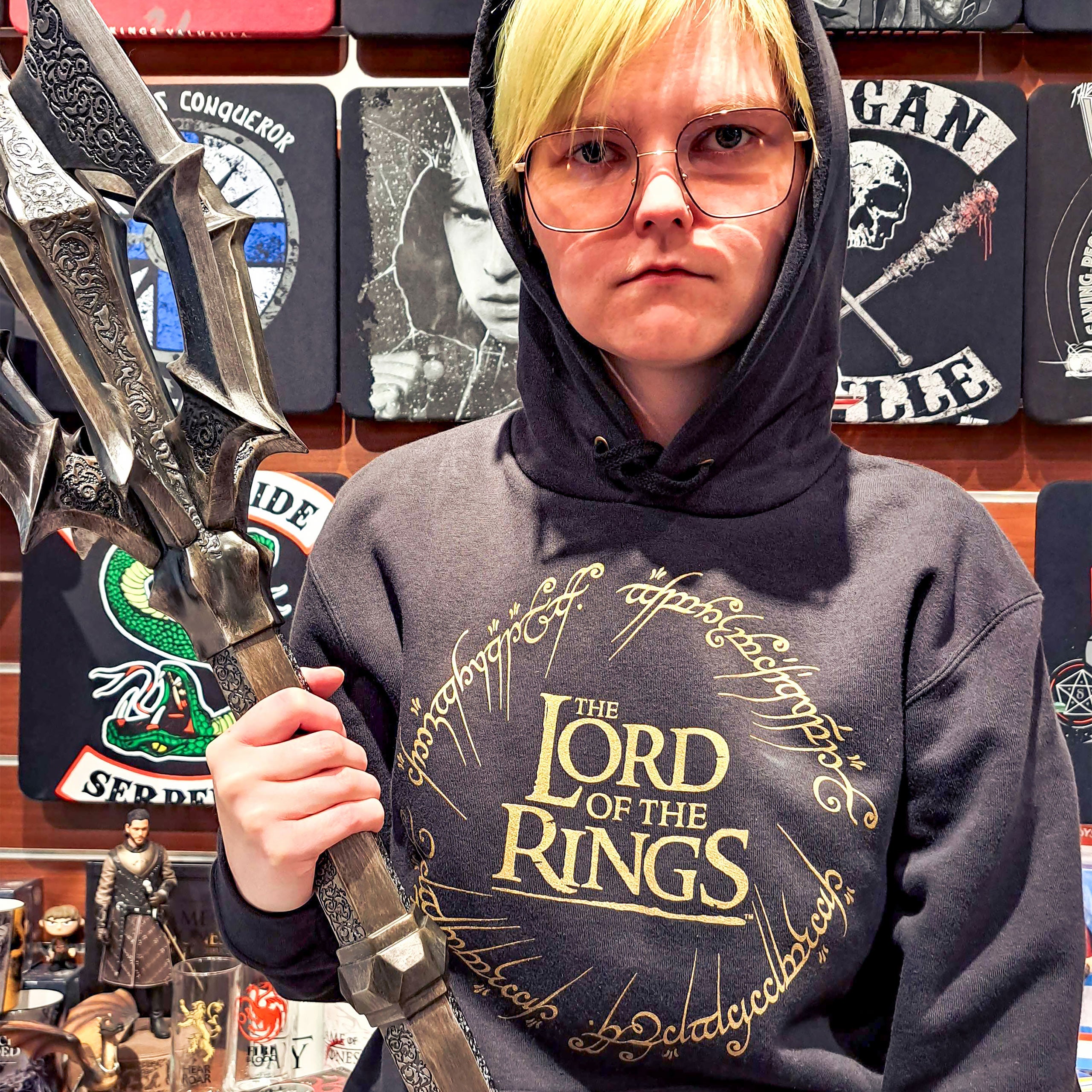 Image produit Le Seigneur des Anneaux - Hoodie L'Anneau Unique Noir