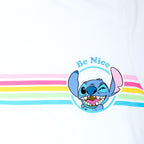 Image produit Lilo & Stitch - T-shirt Femme Be Nice Blanc