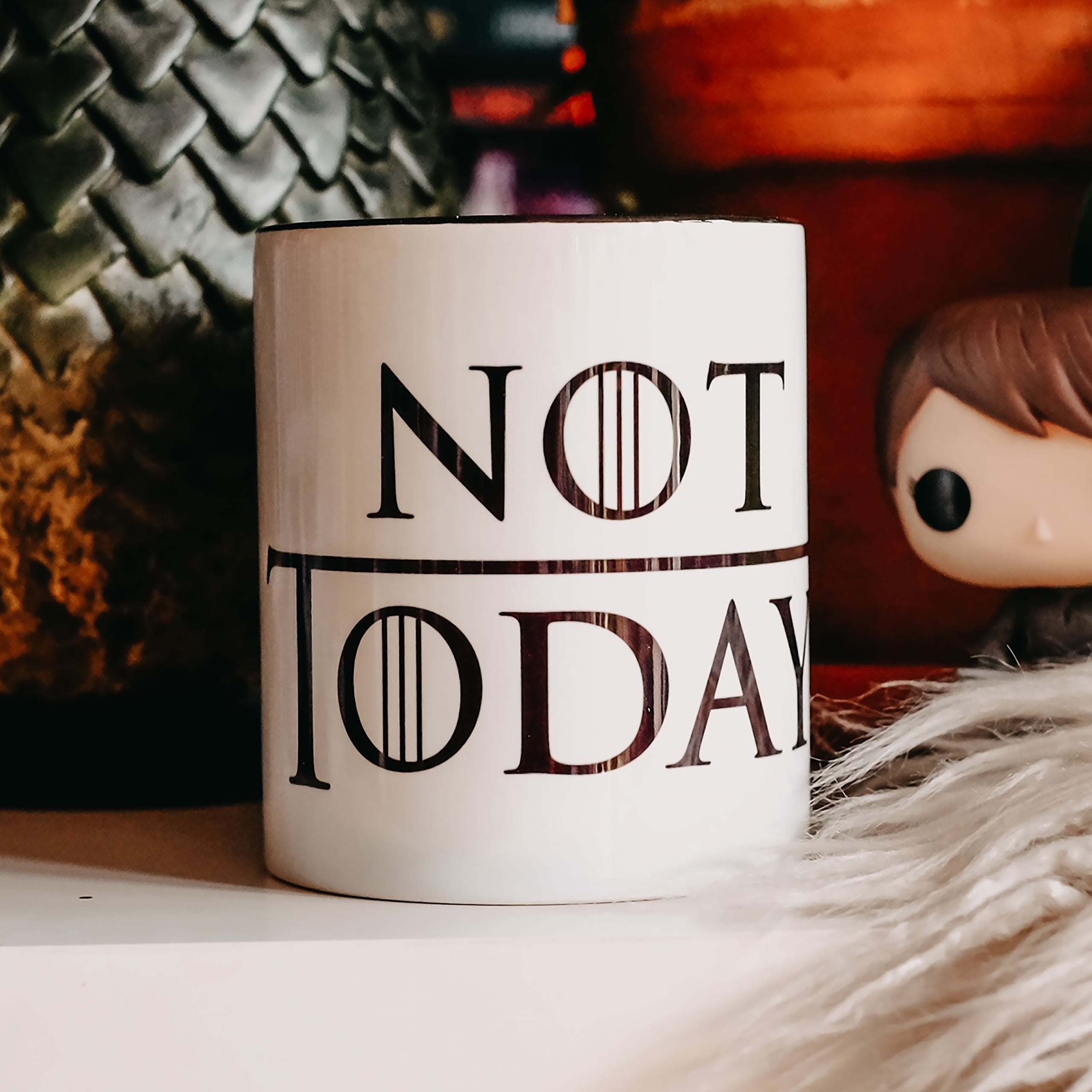 Image produit Tasse Not Today pour les fans de Game of Thrones