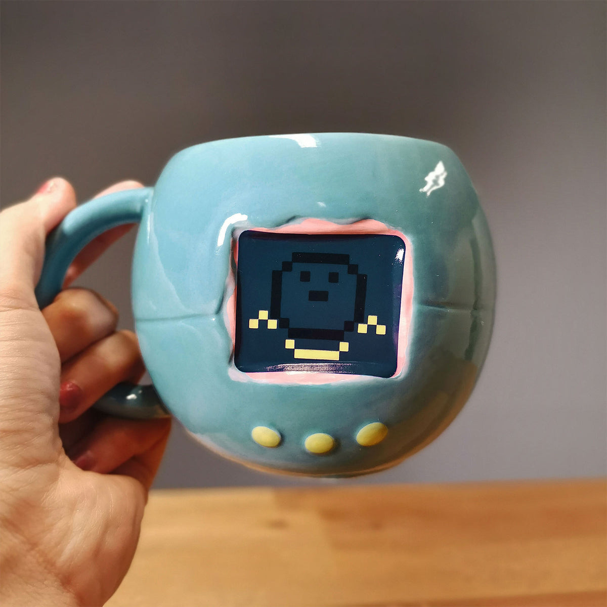 Image produit Tamagotchi - Tasse à effet thermo