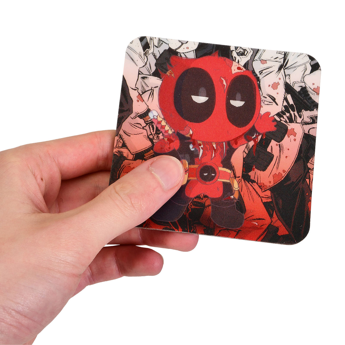 Image produit Set de 4 sous-verres 3D Deadpool