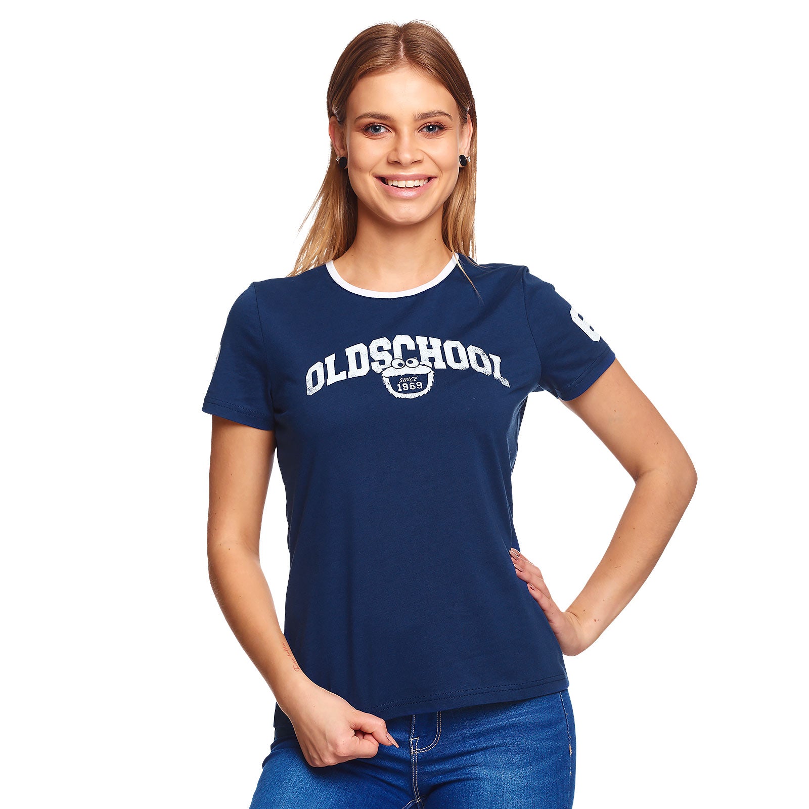 Image produit Sesame Street - T-shirt Oldschool pour femmes bleu