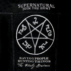 Image produit Supernatural - Veste en jean piège du diable pour femmes noir