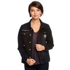 Image produit Supernatural - Veste en jean piège du diable pour femmes noir