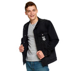 Image produit Harry Potter - Veste en jean blason de Poudlard noir