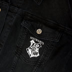 Image produit Harry Potter - Veste en jean blason de Poudlard noir