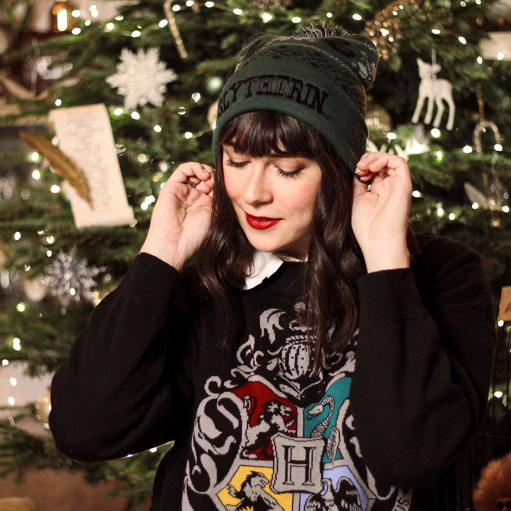 Image produit Harry Potter - Bonnet norvégien Slytherin vert