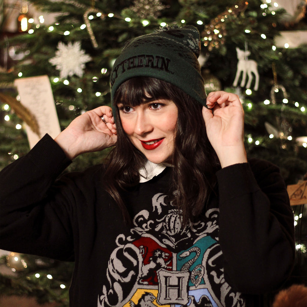 Image produit Harry Potter - Bonnet norvégien Slytherin vert