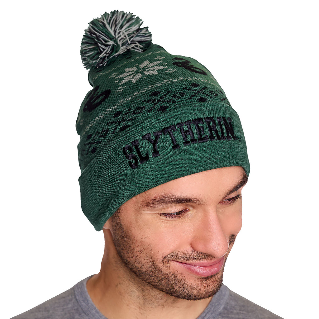 Image produit Harry Potter - Bonnet norvégien Slytherin vert