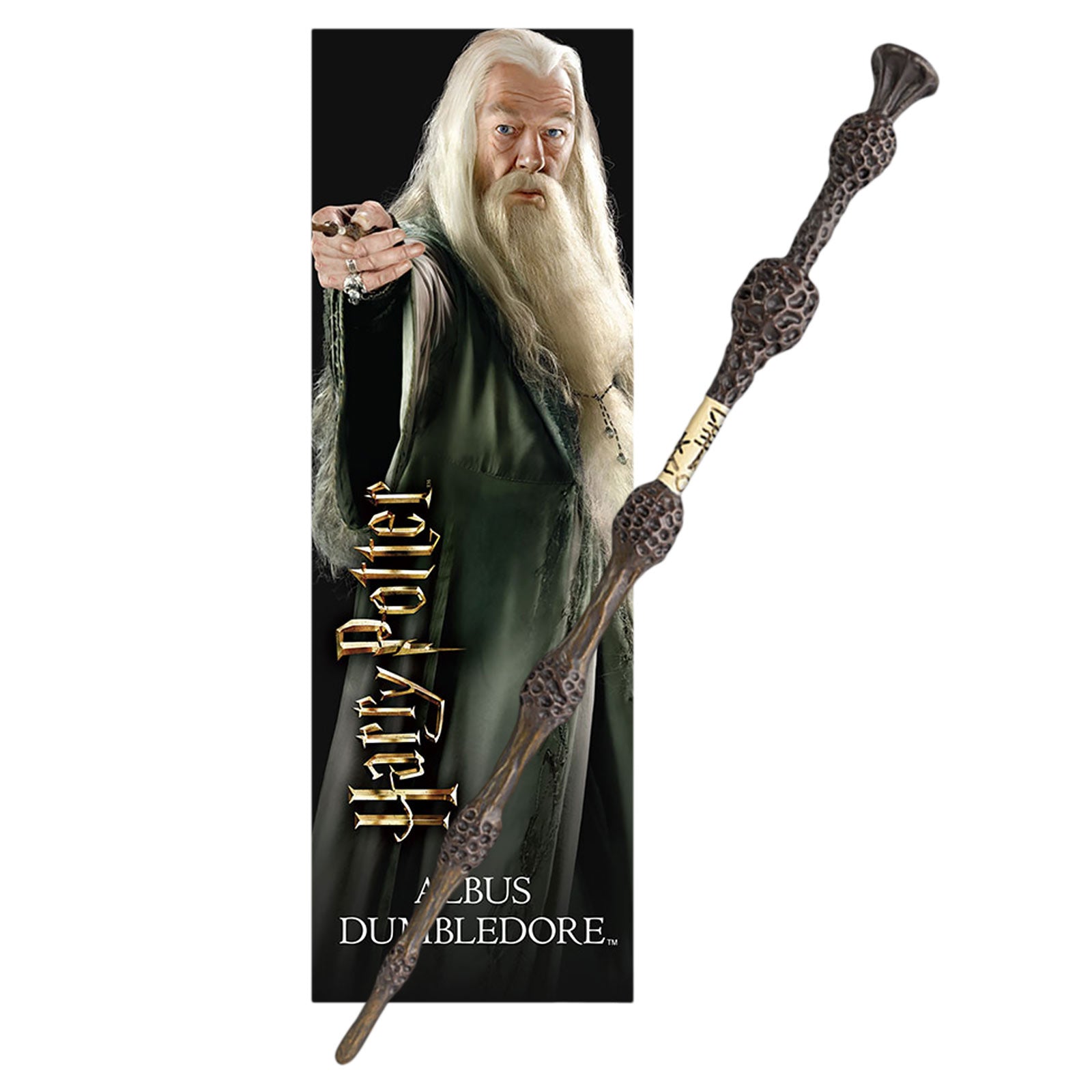 Image produit Baguette de Dumbledore pour jeunes sorciers avec marque-page - Harry Potter
