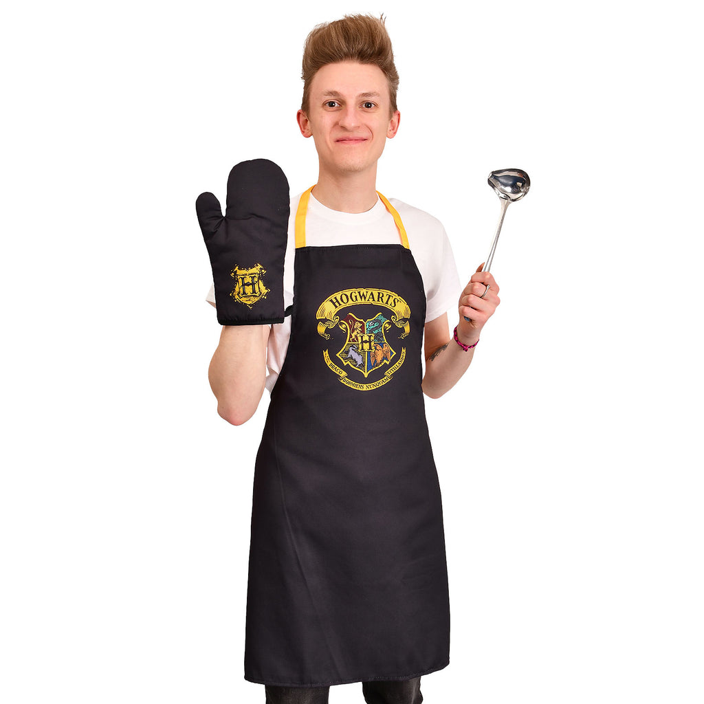 Image produit Harry Potter - Tablier Hogwarts avec gant de four