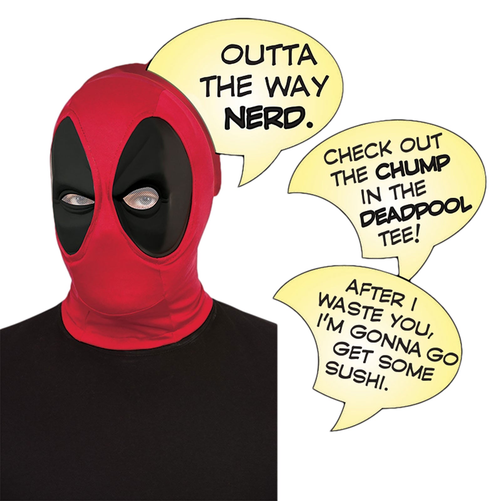 Image produit Deadpool - Masque avec Bulles de Parole