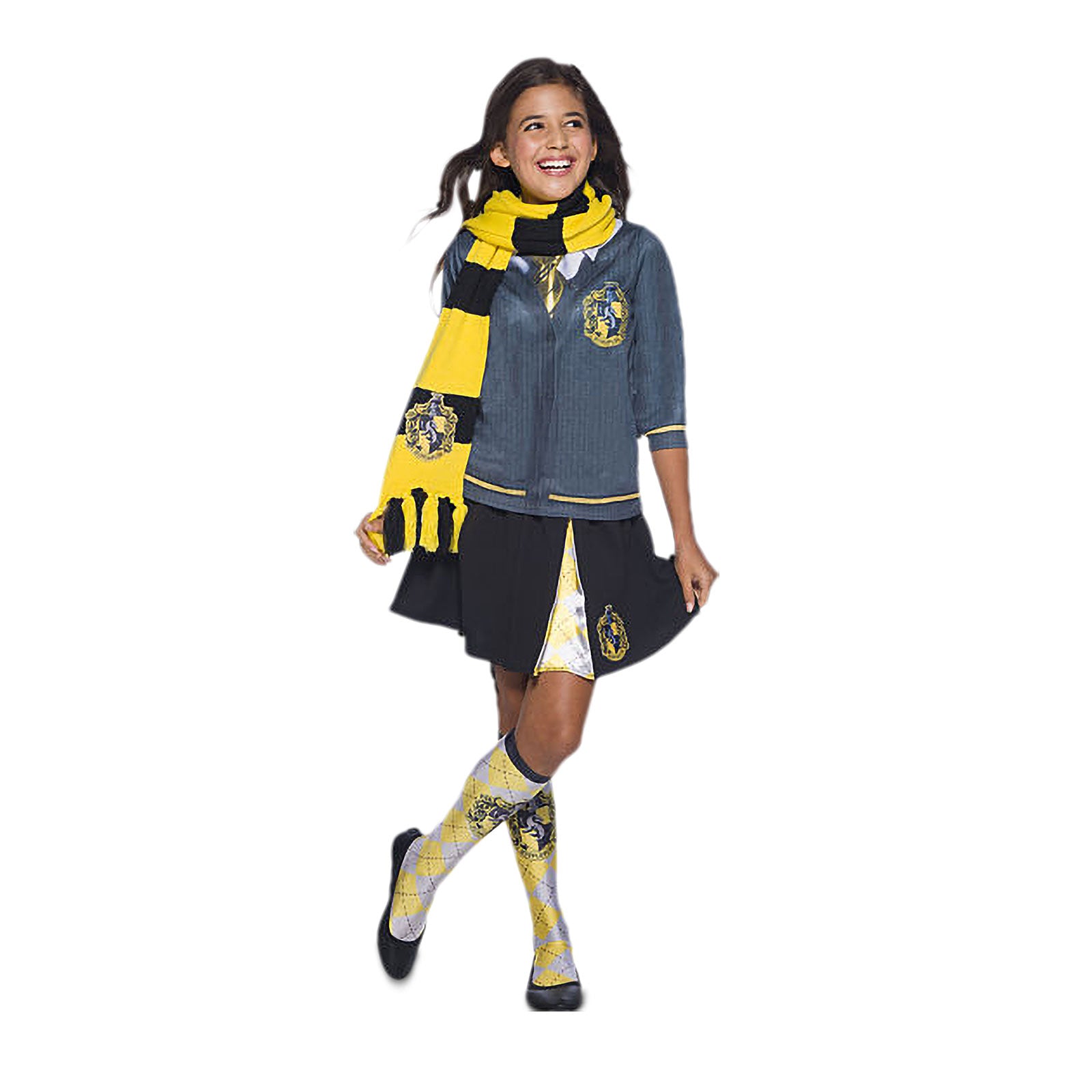 Image produit Harry Potter - Écharpe en tricot de costume avec blason Hufflepuff