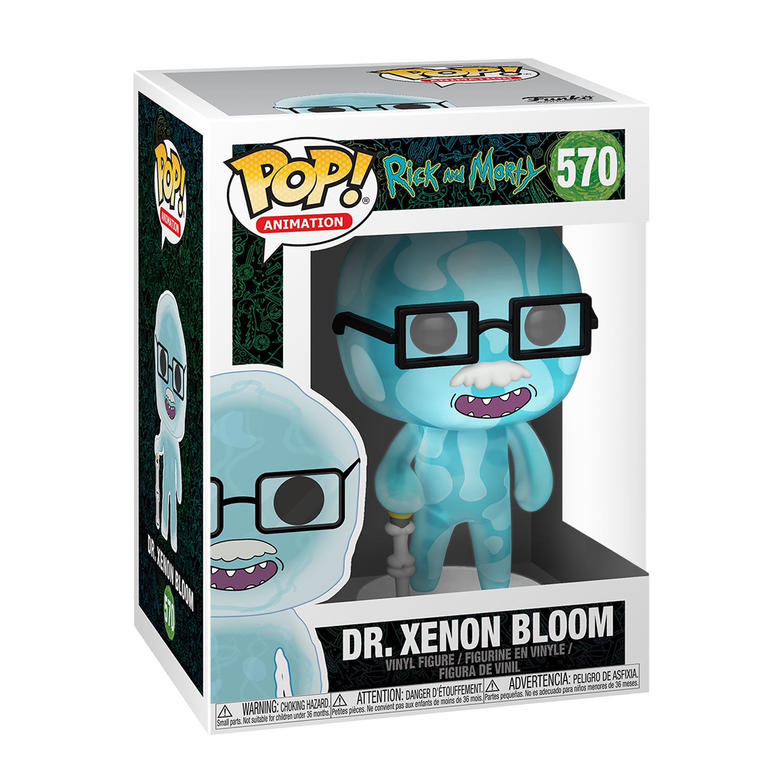 Image produit Rick and Morty - Dr. Xenon Bloom Glow in the Dark Figurine Funko Pop