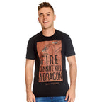 Image produit Game of Thrones - Le feu ne peut pas tuer un dragon T-shirt Targaryen noir