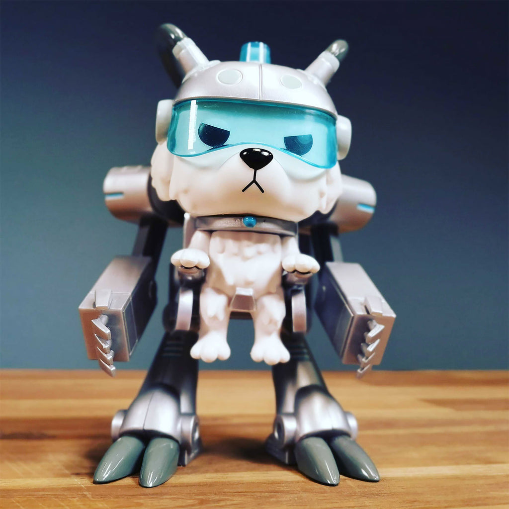 Image produit Rick and Morty - Boule de neige exosquelette Figurine Funko Pop 14 cm