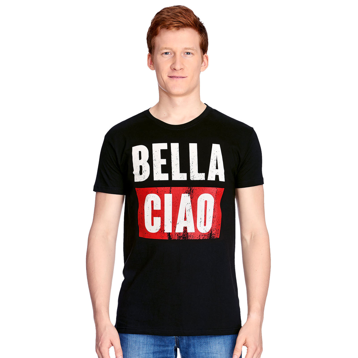Image produit T-shirt Bella Ciao pour les fans de La Casa de Papel noir