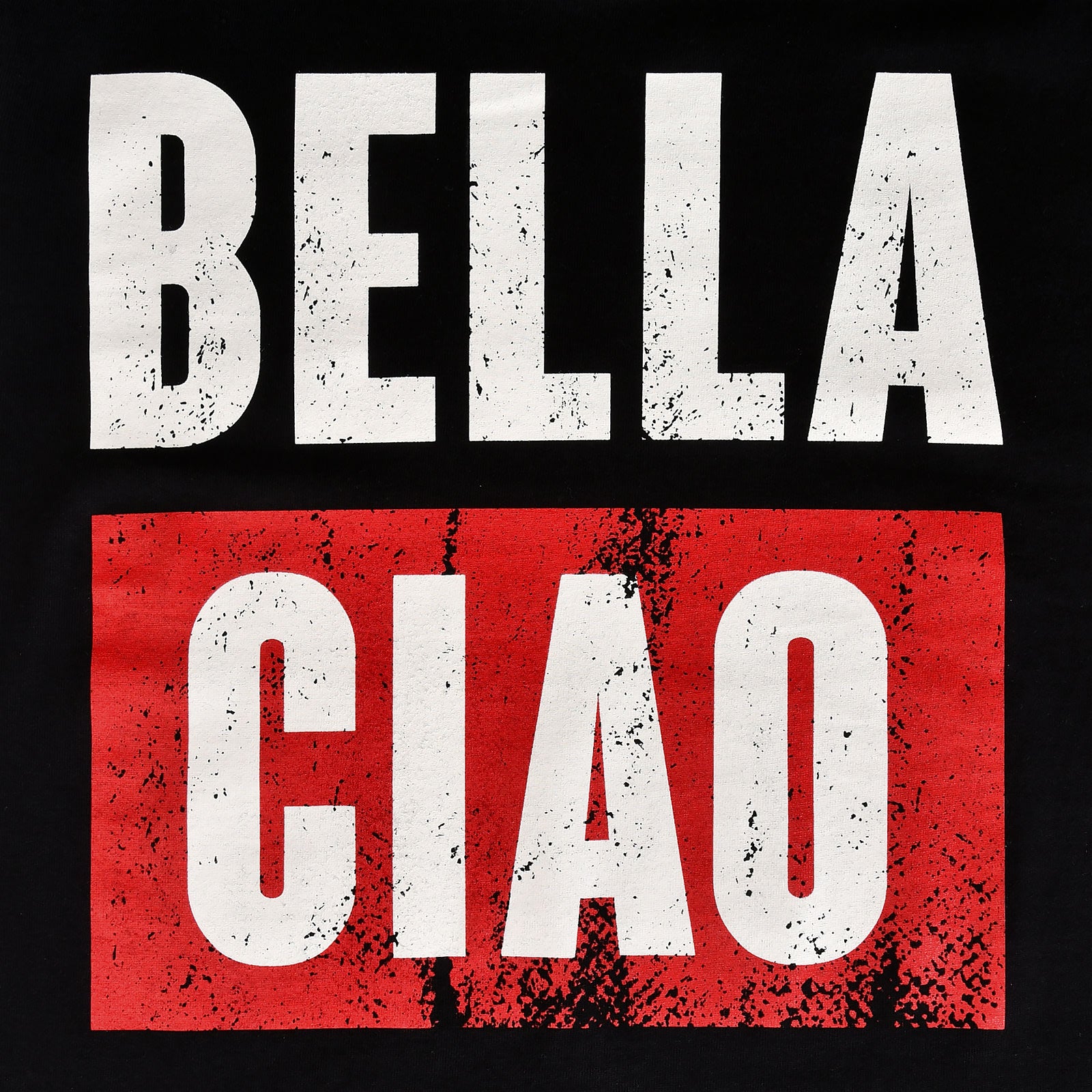 Image produit T-shirt Bella Ciao pour les fans de La Casa de Papel noir