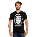 Image produit T-shirt Resistance pour les fans de La Casa de Papel noir