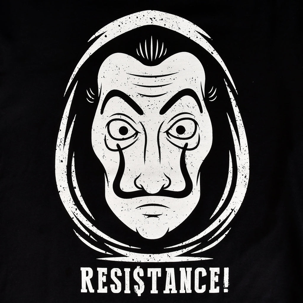 Image produit T-shirt Resistance pour les fans de La Casa de Papel noir