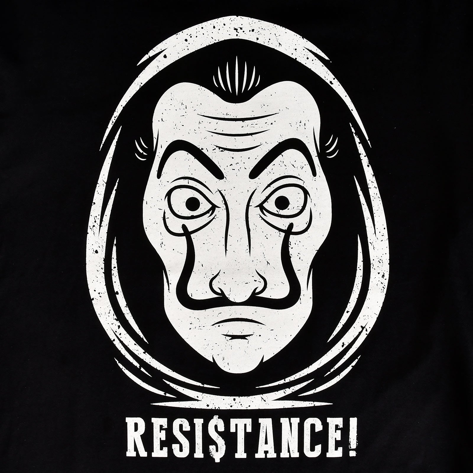Image produit T-shirt Resistance pour les fans de La Casa de Papel noir