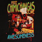 Image produit Deadpool - T-shirt Chimichangas Love noir