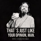 Image produit The Big Lebowski - T-shirt Dude noir