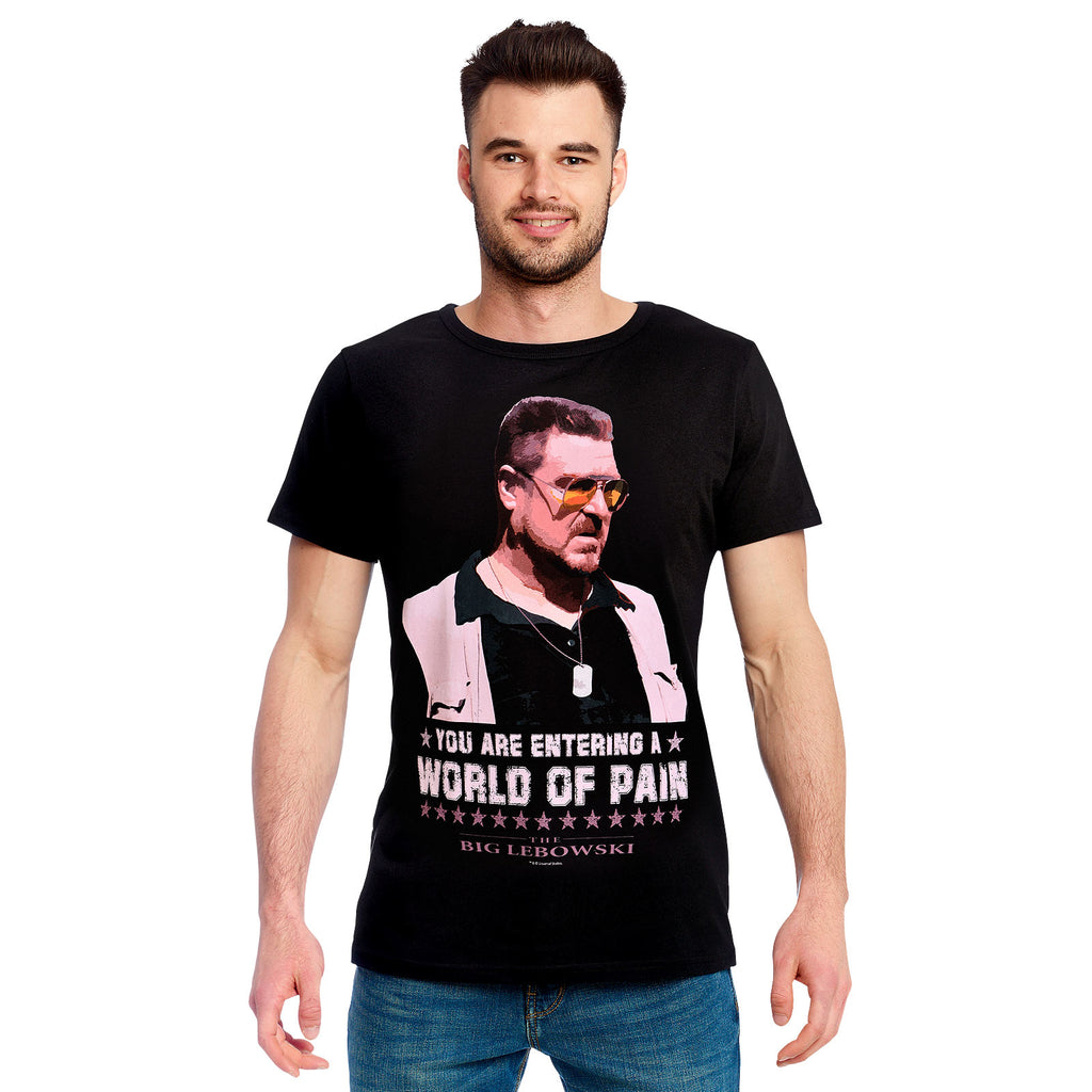 Image produit The Big Lebowski - World of Pain T-shirt noir