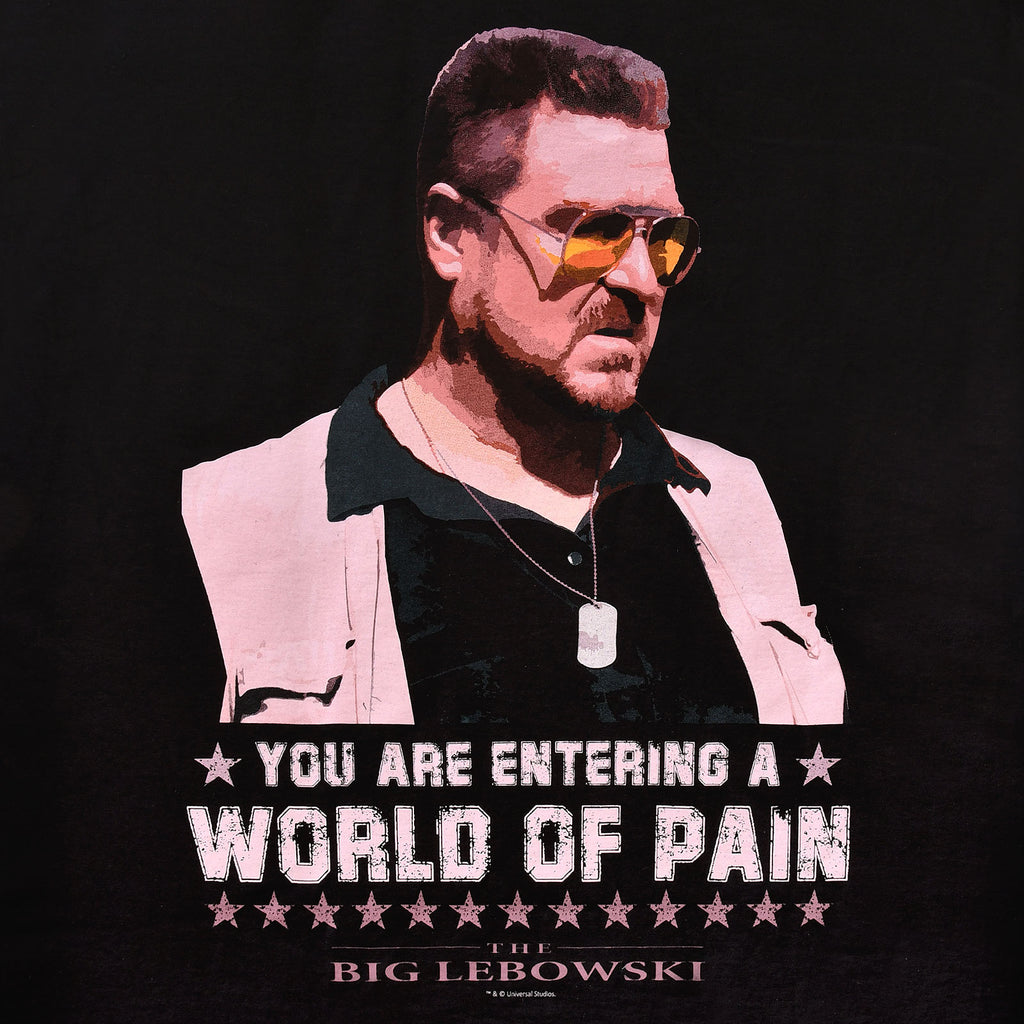 Image produit The Big Lebowski - World of Pain T-shirt noir